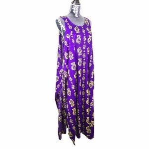 RIMA Beach Cover Up Kaftan Fish MuMu Tie Dye Y2K Retro Vintage Style Size Large